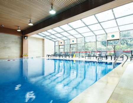 design of swimming pool in modern gym